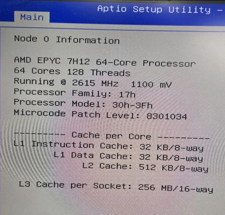 AMD EPYC 7H12 CPU 64코어 128쓰레드 이미지
