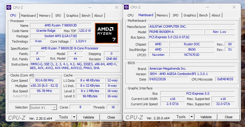 9800X3D , RTX 5070 ti ,32GB , 2TB 이미지