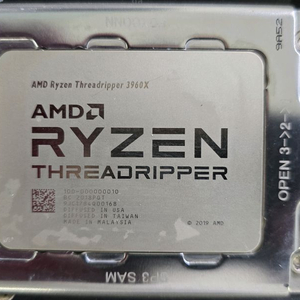 AMD 라이젠 스레드리퍼 3960X CPU 24코어 48쓰레드 이미지
