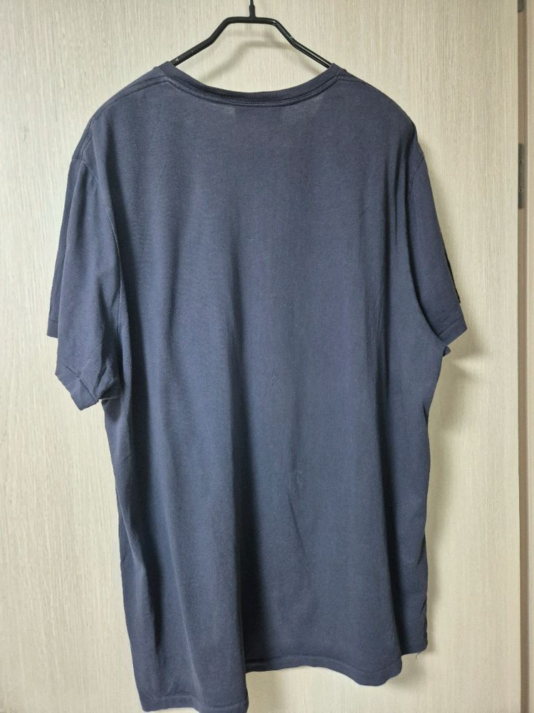 (정품) 버버리 자수 로고 반팔티 티셔츠 4061820 (2XL) 네이비 이미지