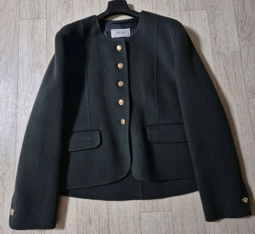한섬 sjsj 캐시미어블렌드 자켓 코트 이미지