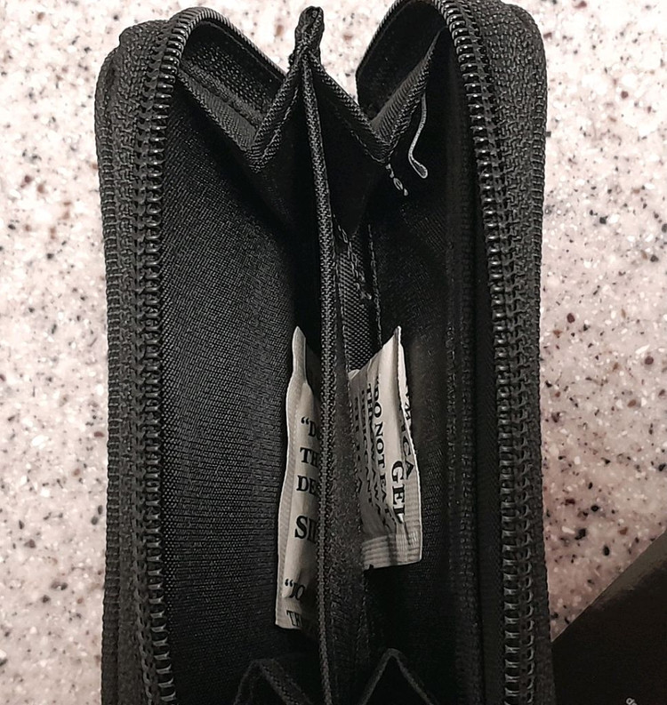 (새상품) 디스이즈네버댓 카라비너 지갑 파우치 (레드) 이미지