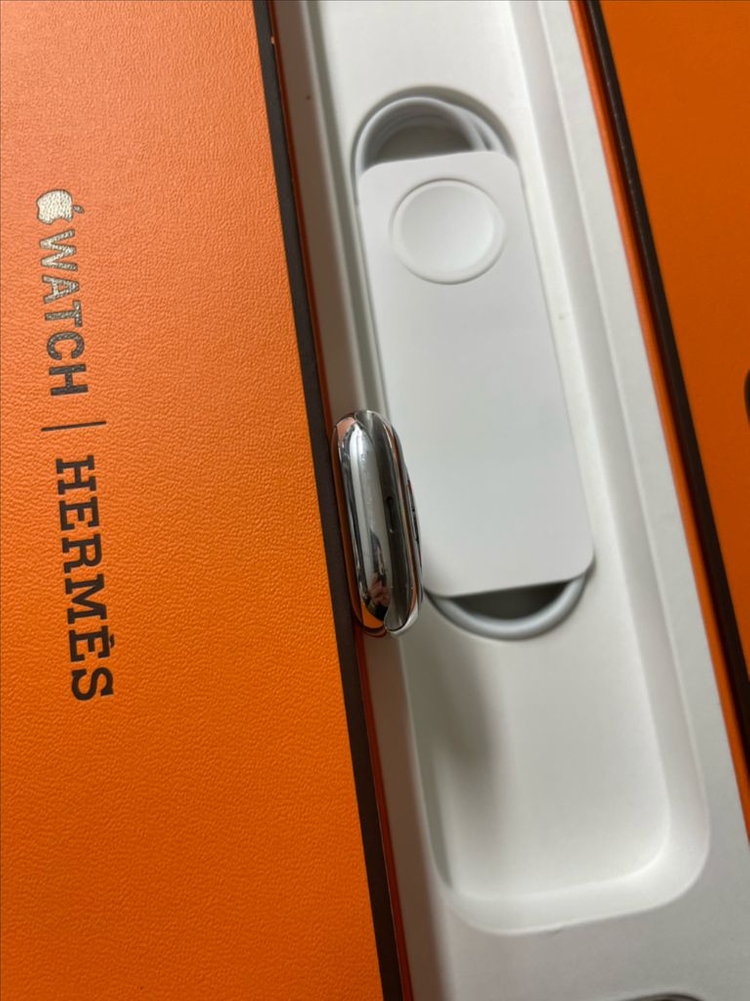 애플워치8에르메스 41mm 실버 S급 이미지