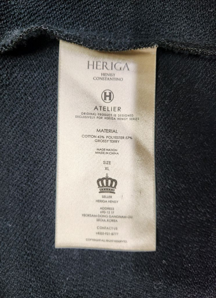 [정품 파격가] HERIGA 후드자켓 XL 루이비통 샤넬 구찌 펜디 프라다 에르메스 디올 버버리 톰브라운 몽클레어 이미지