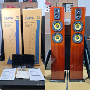 박스,스탠드 有/DENON 데논 SC-T33XG 빈티지 톨보이 스피커 1조 빈티지 레트로 카페 매장 오디오 인테리어 이미지