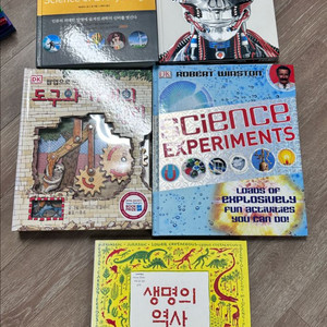 과학 백과들 + 그림책 (5권) 로봇백과,도구와 기계의 원리 등 이미지