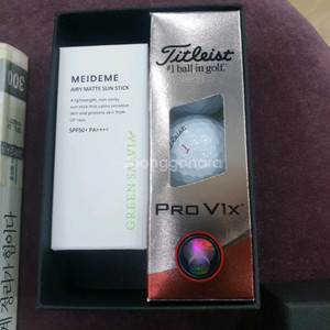 Titleist Pro V1x골프공 선스틱 골프클럽악세 무료배송 이미지