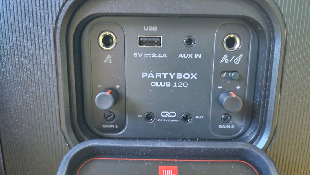 JBL 파티박스 120 (S급/정품박스/보증서/명품 가방 및 카나레 케이블 풀세트) 2대 일괄 또는 개별 판매 이미지