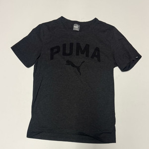 공용!! 푸마 Puma 빅 로고 코튼 혼방 반팔 티셔츠 S ~ M 차콜 이미지