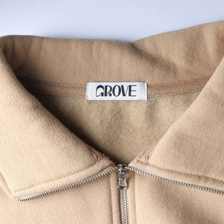 그로브 GROVE 하프 집업 기모 플리스 맨투맨 이미지