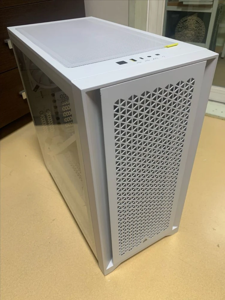 커세어 4000D QL 화이트 PC 케이스, 파워, 수냉쿨러, LCD키트 등 이미지