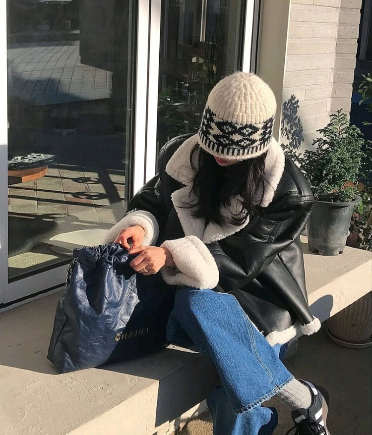 쪼이쇼룸 꽁떼드쪼이 카라더블무스탕(새상품) 이미지