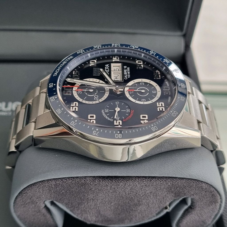 태그호이어 까레라 칼리버16 데이데이트 43mm 청판 CV2A1V(2020년식) 이미지