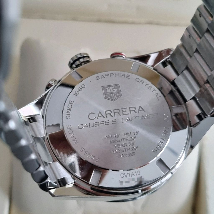 태그호이어 까레라 칼리버 S 랩타이머 쿼츠 43mm CV7A10(공식 오버홀) 이미지