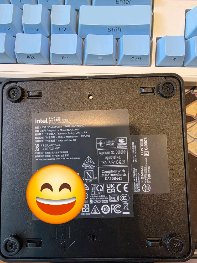 Intel 미니PC NUC13ANKi7000 이미지