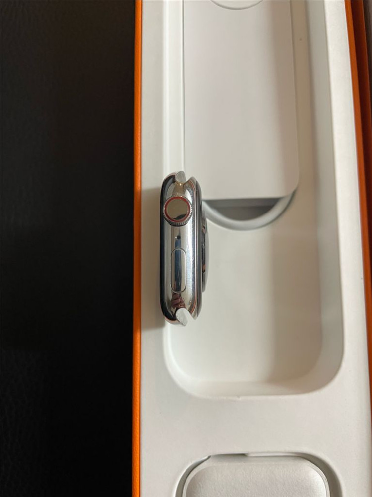 애플워치8에르메스 41mm 실버 외관상태좋음 이미지