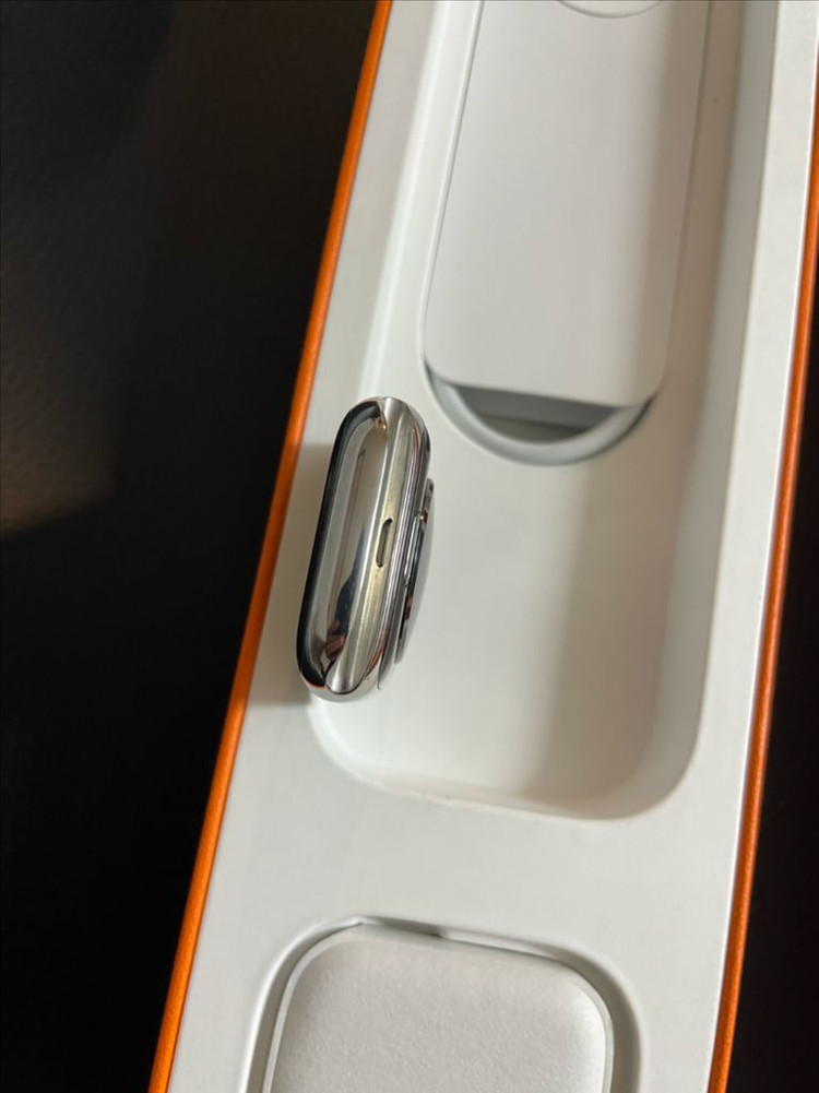 애플워치8에르메스 41mm 실버 외관상태좋음 이미지