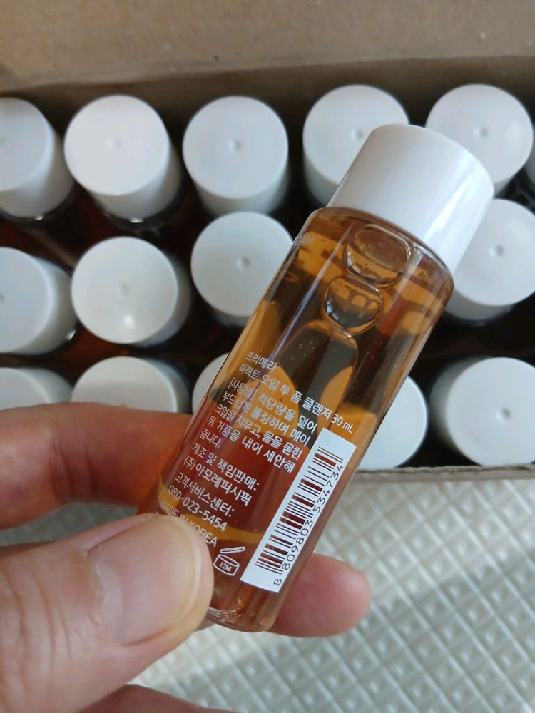 프리메라 오일투폼 쿨렌져 30ml 30개 총900ml. 이미지