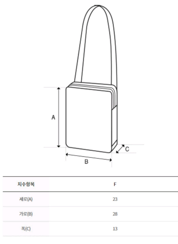 디스커버리 숄더백 새제품 이미지