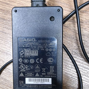카시오 정품 어댑터 AD-E24250LW 24V 2.5A 이미지