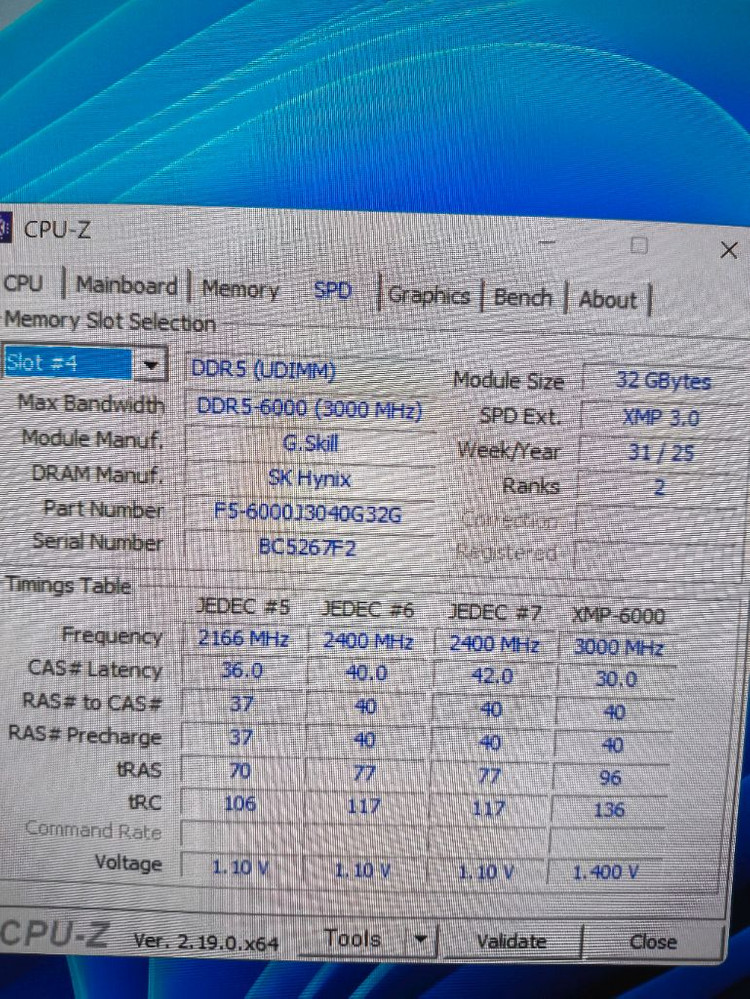 ddr5 데스크탑 램 32g 2개 팝니다 64g 이미지
