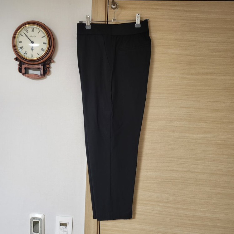 구호(KUHO) 여성 배기 바지 블랙 이미지
