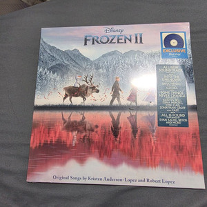 frozen 2 겨울왕국 2 LP 블루컬러 blue vinyl 미개봉 이미지