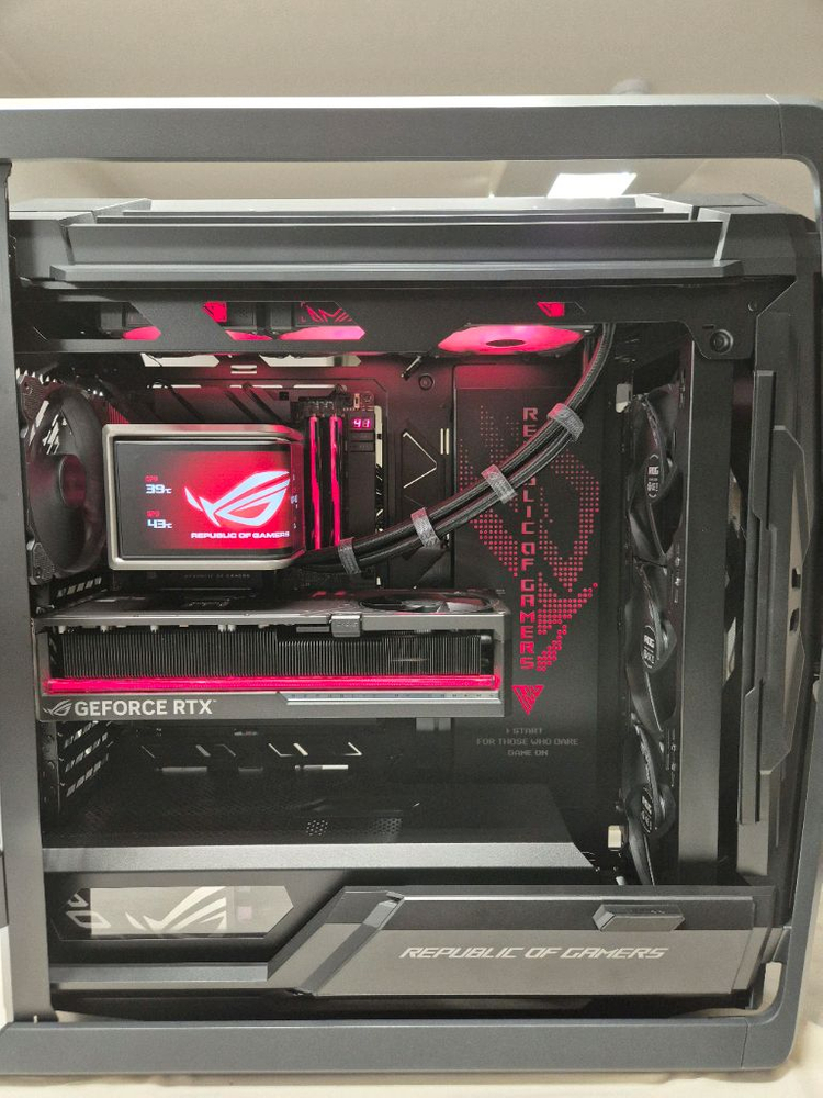 최근조립 거의 새상품 9950X3D,5090 아스트랄 BTF,GR701 BTF 고사양PC 판매 영수증,박스포함 이미지