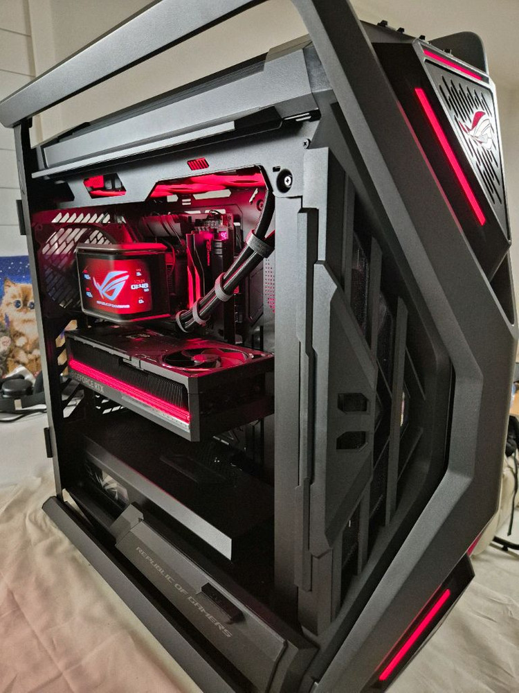 최근조립 거의 새상품 9950X3D,5090 아스트랄 BTF,GR701 BTF 고사양PC 판매 영수증,박스포함 이미지