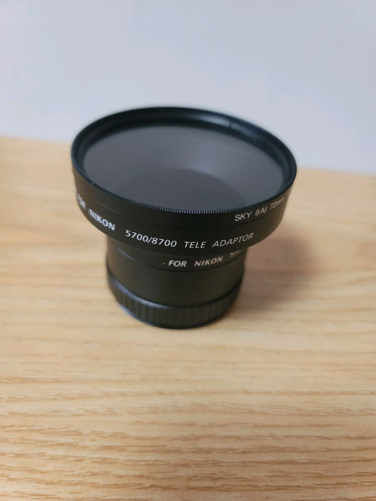 72mm 망원렌즈 어댑터 니콘 5700/8700 - 이미지
