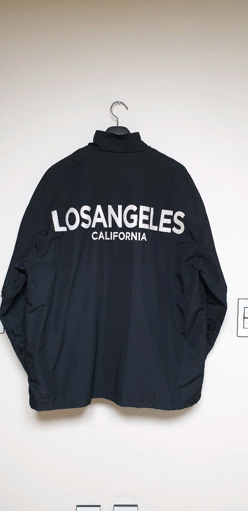 Los Angeles 남성 3M 윈드쉴드 스카치 바람막이 블랙 이미지