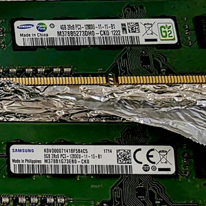 삼성ddr3 12800u 4gb 램 2개 이미지