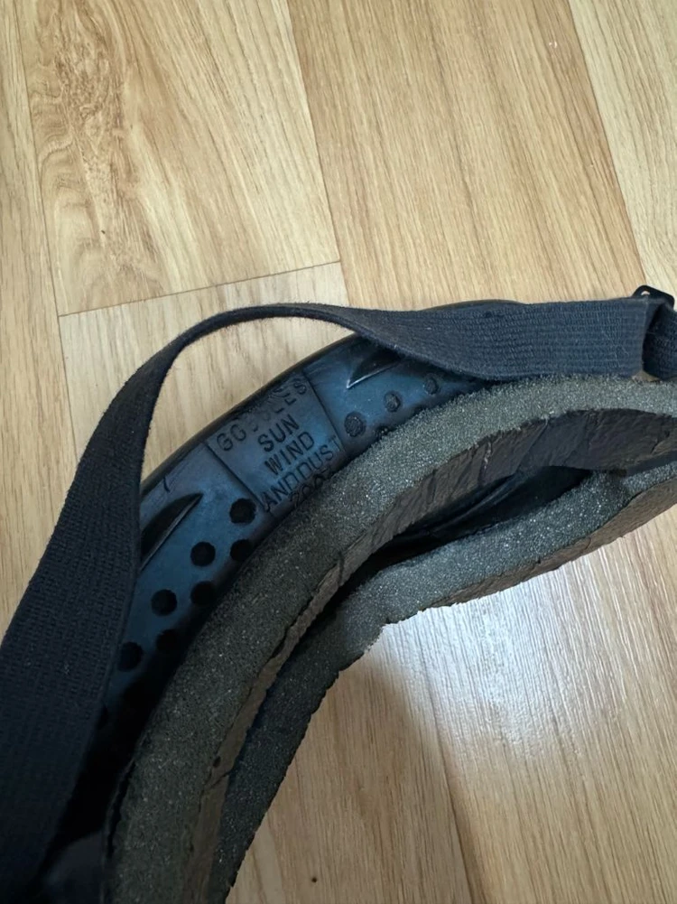 US 오리지널 구형 빈티지 방풍고글 전차고글 이미지