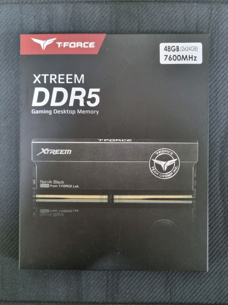 팀그룹 DDR5 48GB 24GB 2장 7600MHz 고수율 하이닉스 칩셋 램 이미지