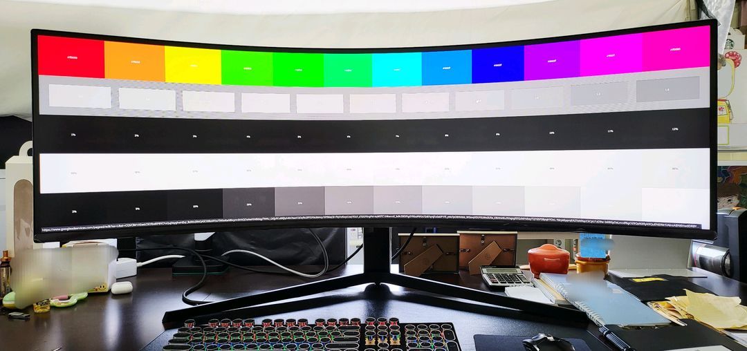 삼성 오디세이 G9 49인치 울트라와이드 5K 게이밍 모니터 주사율 240hz 이미지