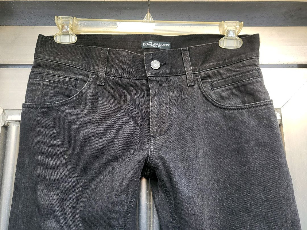 정품 돌체앤가바나 슬림핏 블랙진 31인치 상태최상 이미지