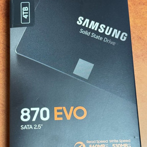 삼성 870evo 4TB 이미지