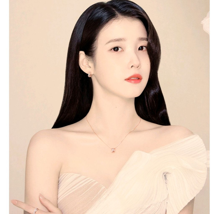 제이에스티나 아이유 드라마 착용 에테르 14k목걸이,귀걸이 셋업 새상품 이미지