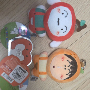 새상품) 과일 짱구 미니 인형 키링 흰둥이 맹구 이미지