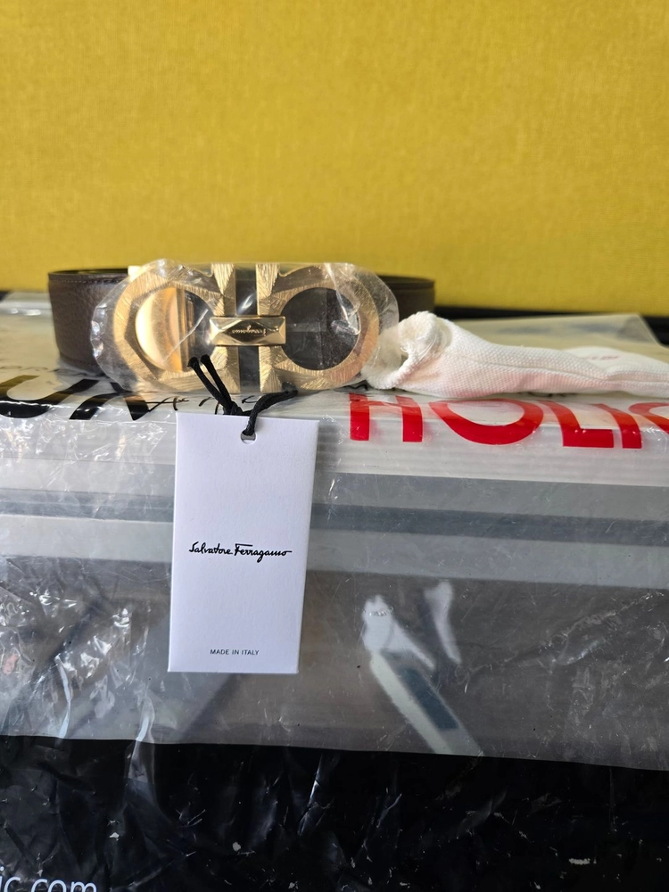Salvatore Ferragamo 간치니 리버서블 벨트 새 상품 이미지