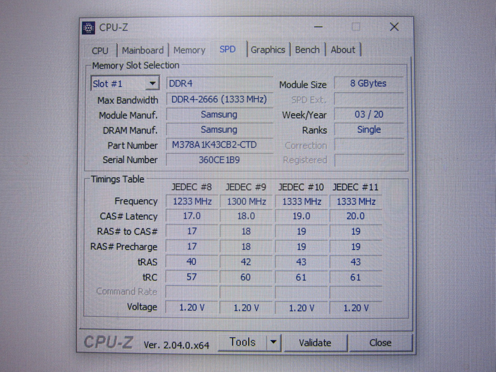 삼성전자 DDR4-2666 8G (PC4-21300) 이미지