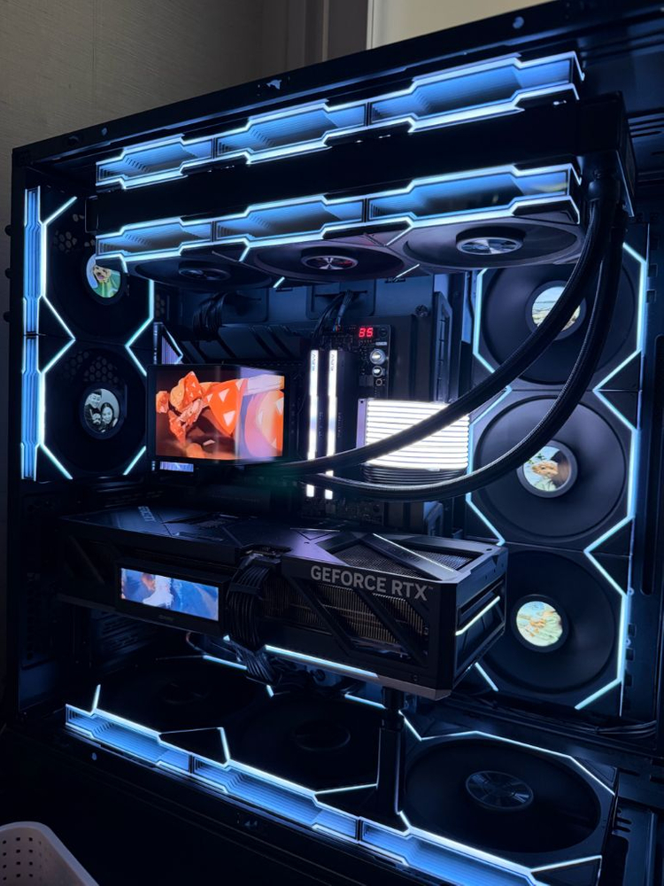 컴퓨터 o11d evo+리안리 tl 팬 판매 이미지