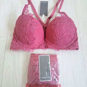 [새상품]명품 란제리 베라왕 란제리 브라+팬티 세트 이미지