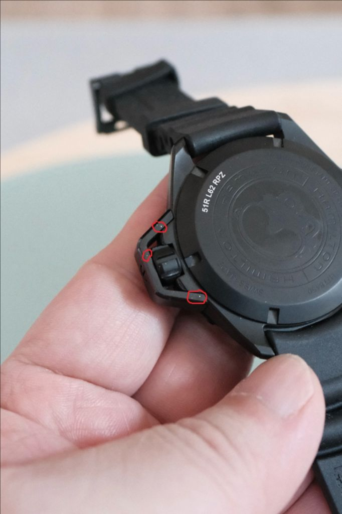 해밀턴 카키 네이비 프로그맨 46mm 올블랙 판매합니다 이미지