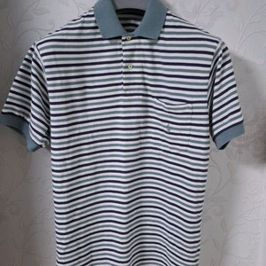 (정품) 폴로랄프로렌 90s 스트라이프 폴로티셔츠 95~100 이미지