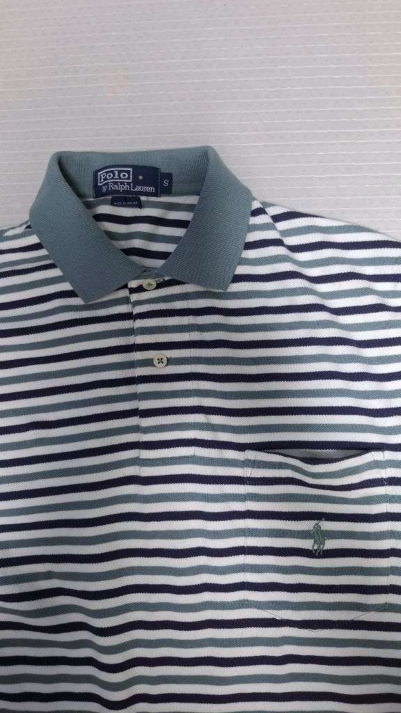 (정품) 폴로랄프로렌 90s 스트라이프 폴로티셔츠 95~100 이미지