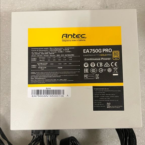 안텍 ea750g pro 750w 80plus 모듈 파워 처분 (택포함) 이미지