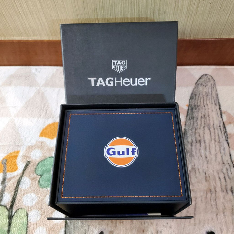 [미개봉/새제품] 태그호이어 포뮬러1 걸프 스페셜 에디션GULF SPECIAL EDITION 판매합니다. 이미지