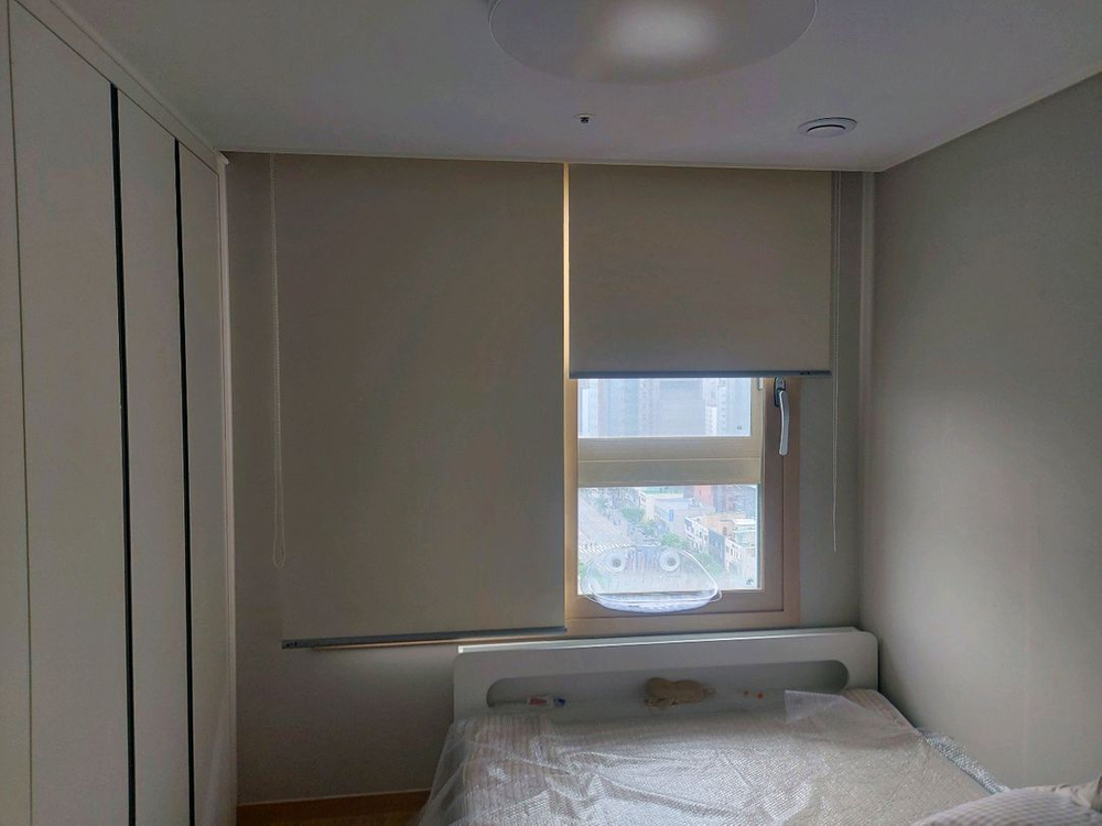 롤스크린(양면암막)방염 가로150 세로150 이미지