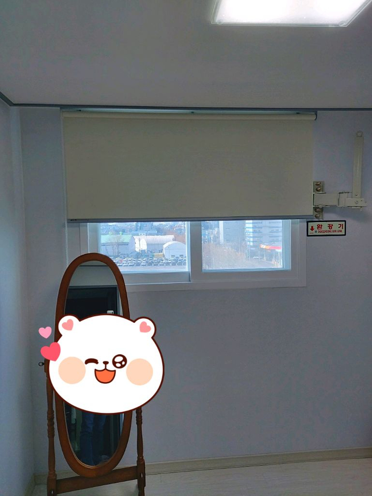 롤스크린(양면암막)방염 가로150 세로150 이미지